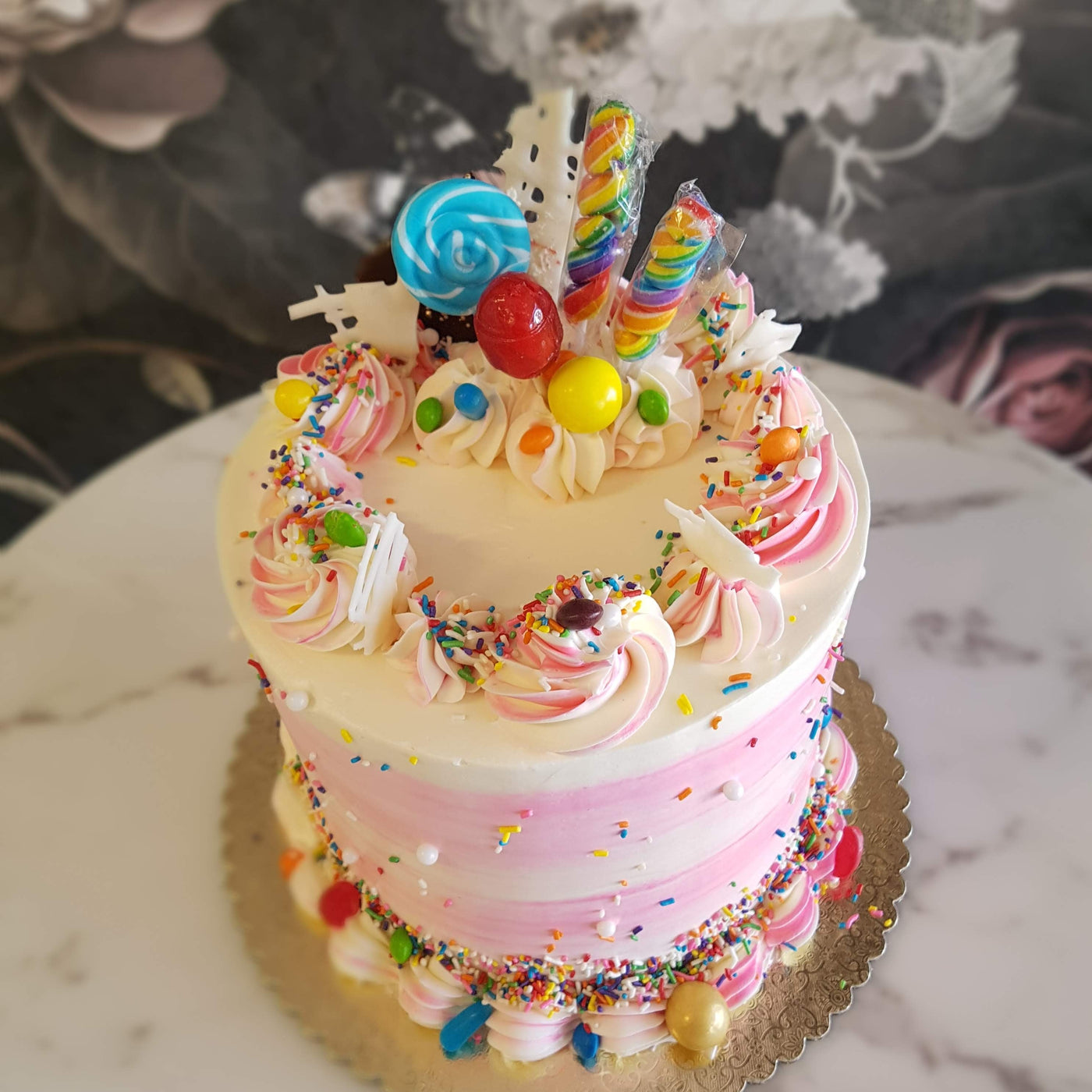 Deluxe Candy Fun Cake | Lollipop Candy | Fun Birthday Cake
