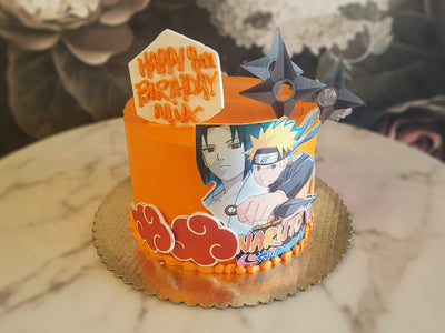 Naruto Shippuden Birthday Cake | Rolling in Dough | Delivery