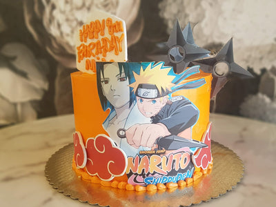 Naruto Shippuden Birthday Cake | Rolling in Dough | Delivery