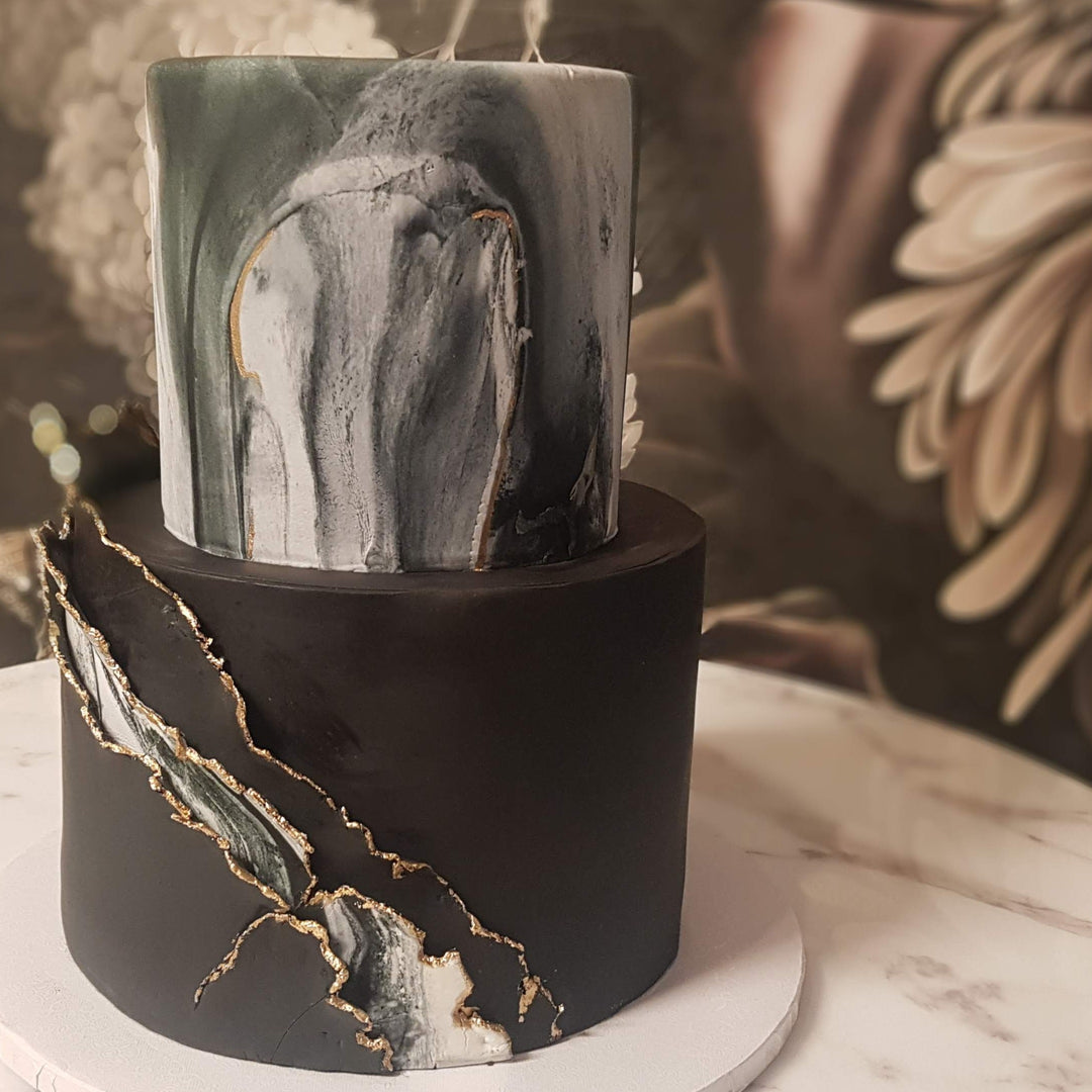 fondant marbling, guy cake, men's cake, boyfriend cake