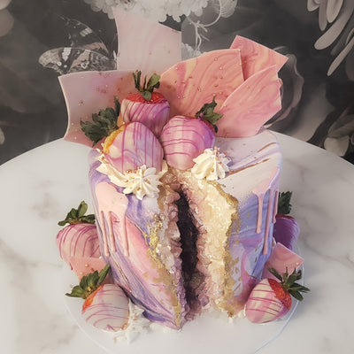 Strawberries and Crystals | Ladies Cake | Glam Cake