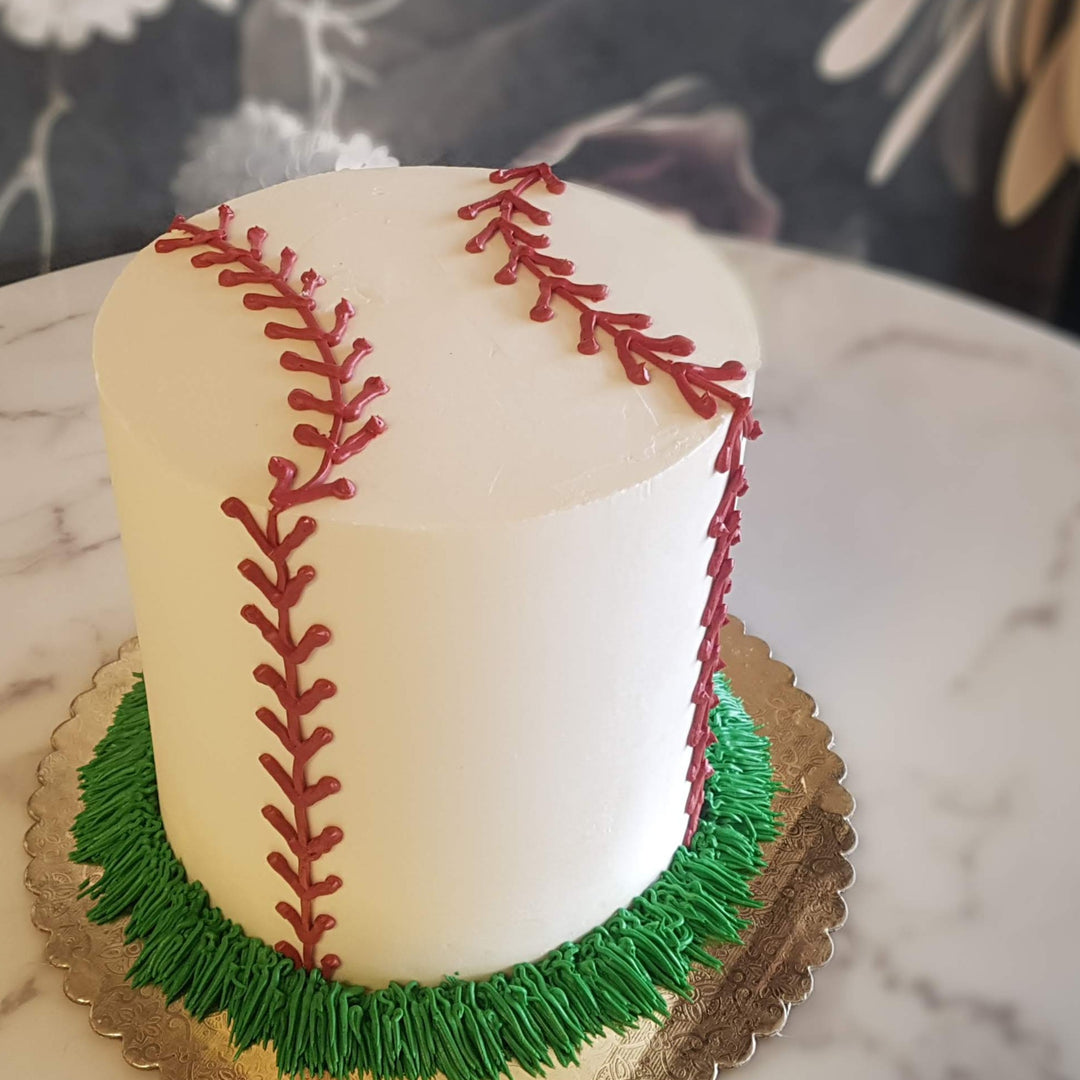baseball cake, sports cake, Dodger cake, baseball fan, batter up, las vegas custom cakes, minimalist cake, sport cake, best of vegas