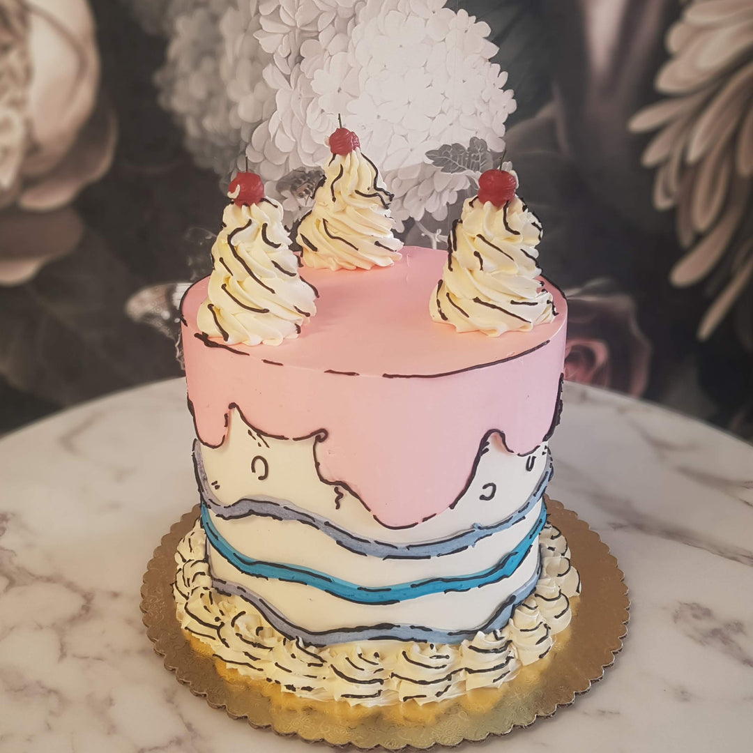 drawing cake, artist cake, birthday artist, fun cake design, trending 2023 cakes, kids birthdays