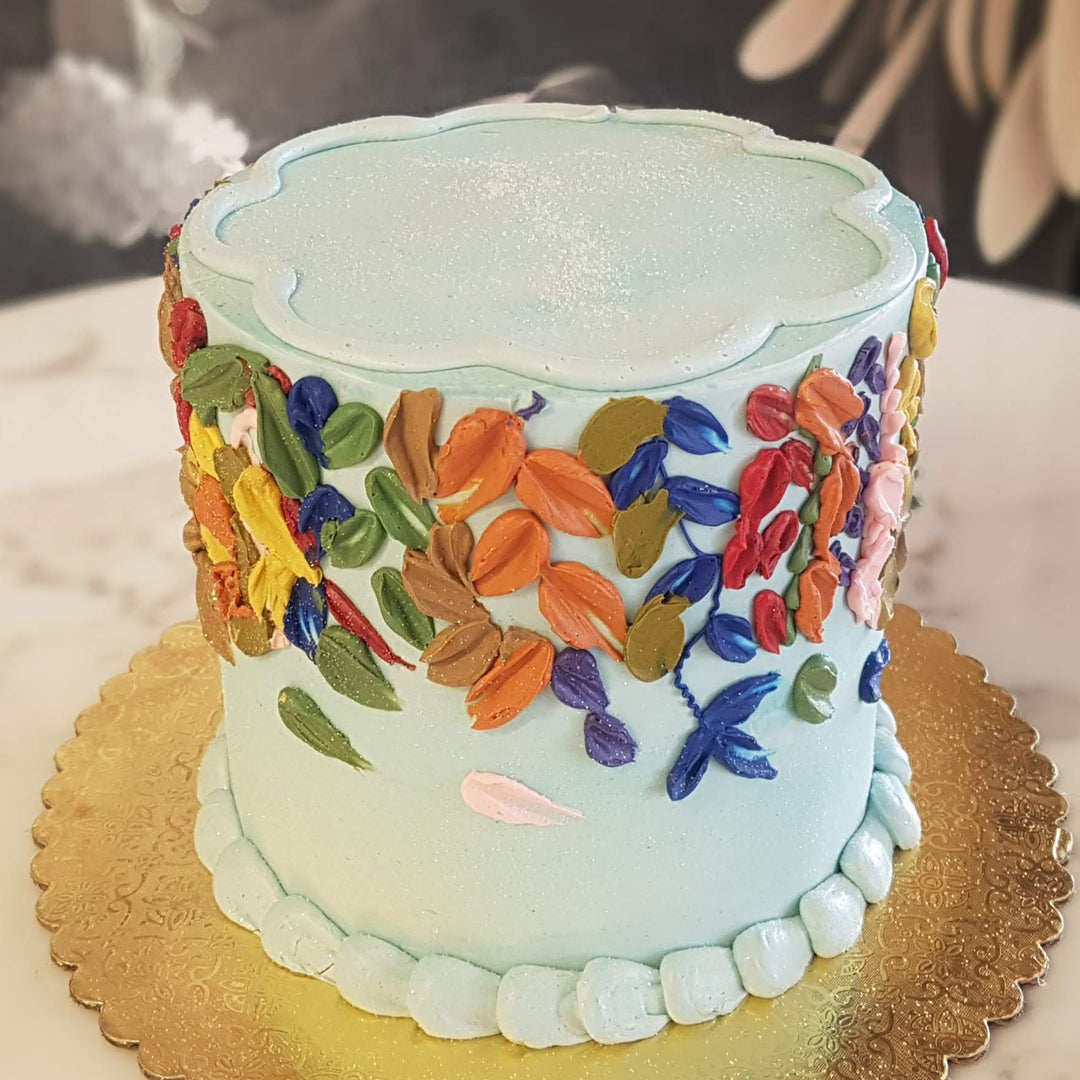 falling leaves, best seller cake, delivery to las vegas, cakes, custom cakes