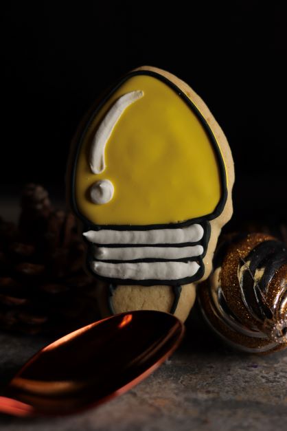 christmas lights cookie