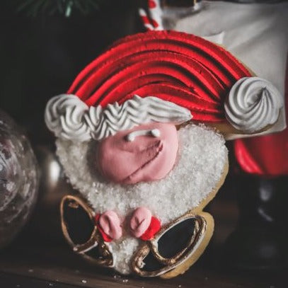 santa gnome cookie