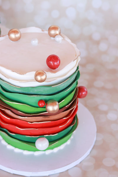 Christmas Ornament Cake