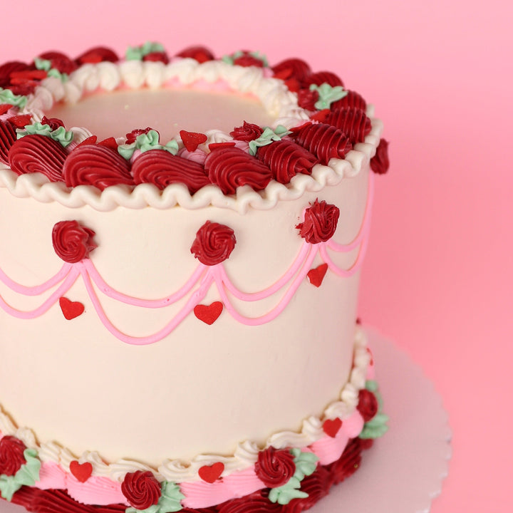 roses, hearts, cake, made with love, valentines day celebration, februray, month of love, chinese new year,