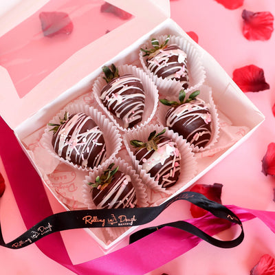 Chocolate Covered Strawberries | Rolling in Dough | Valentine's Day Gift | Delivery