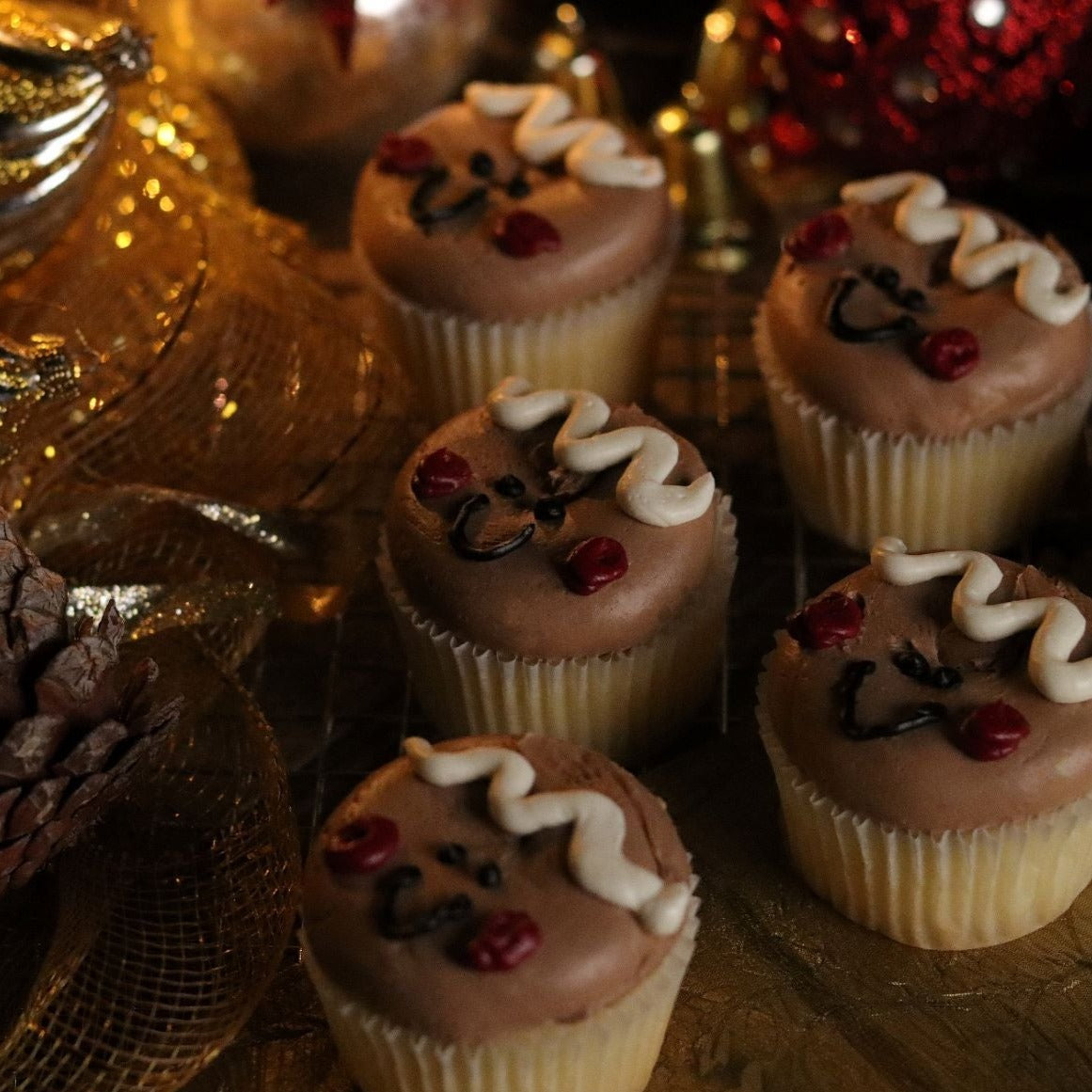 Christmas Gingerbread Man Cupcakes | Delivery | Treats for the Holidays | Gifts