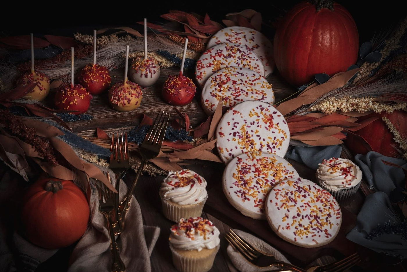 Dessert bar thanksgiving, table filler, small dessert items, family dinner dessert items, thanksgiving, friendsgiving dessert