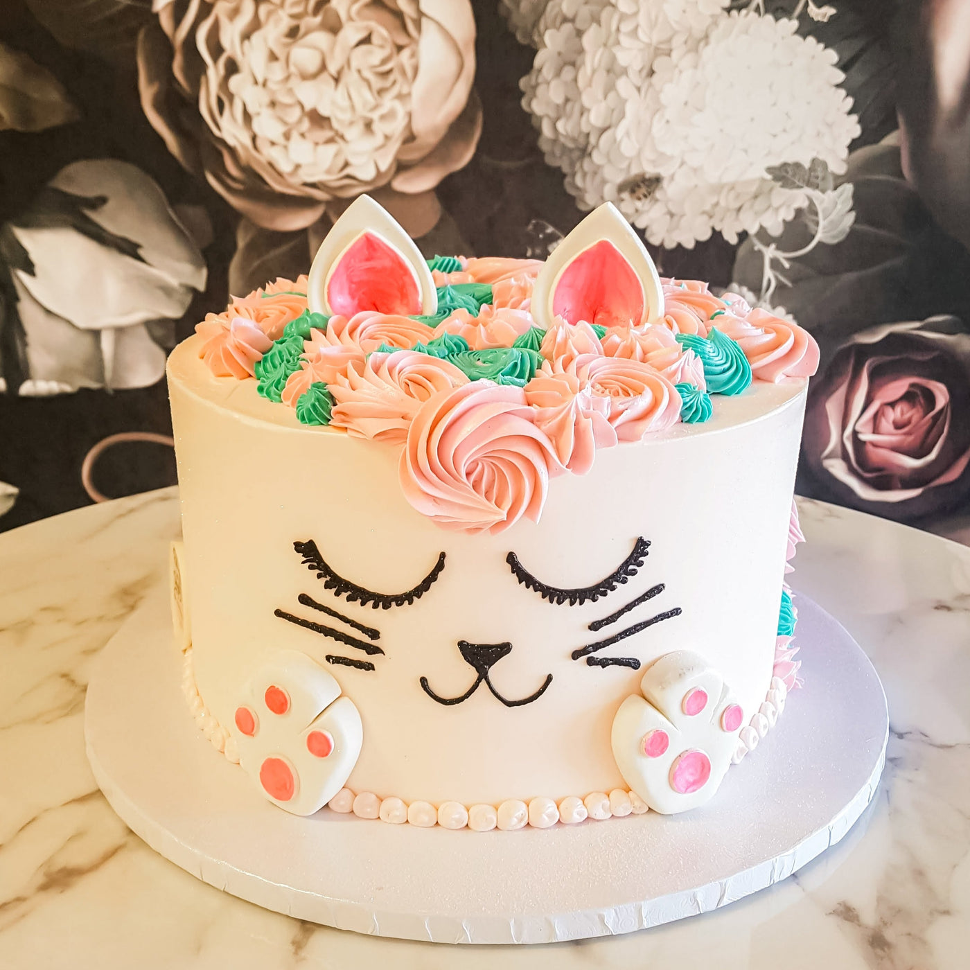 kitty cake, cat lover, cute cake, best seller, kids cake, women's cake