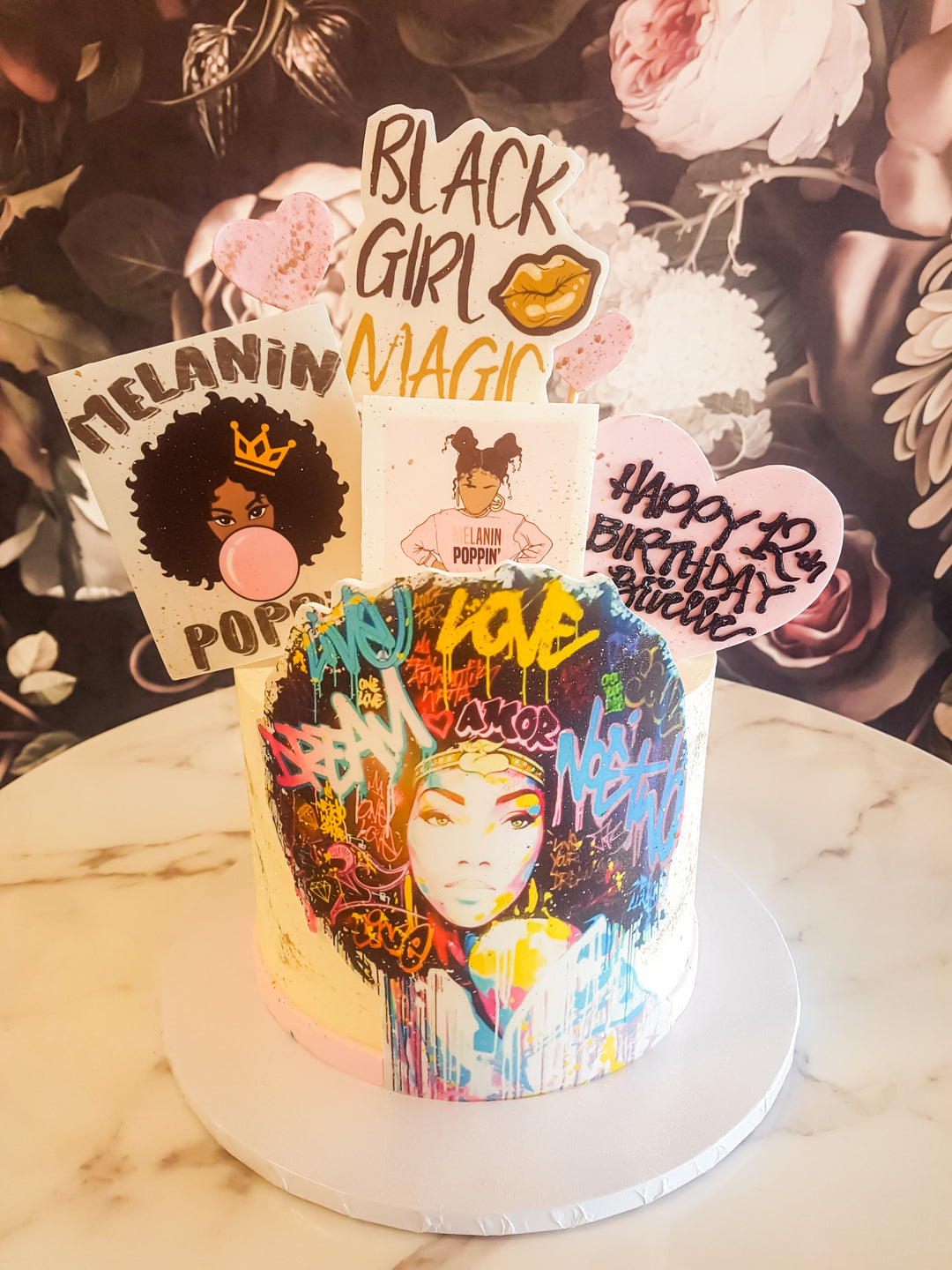blm cake black girl cake 