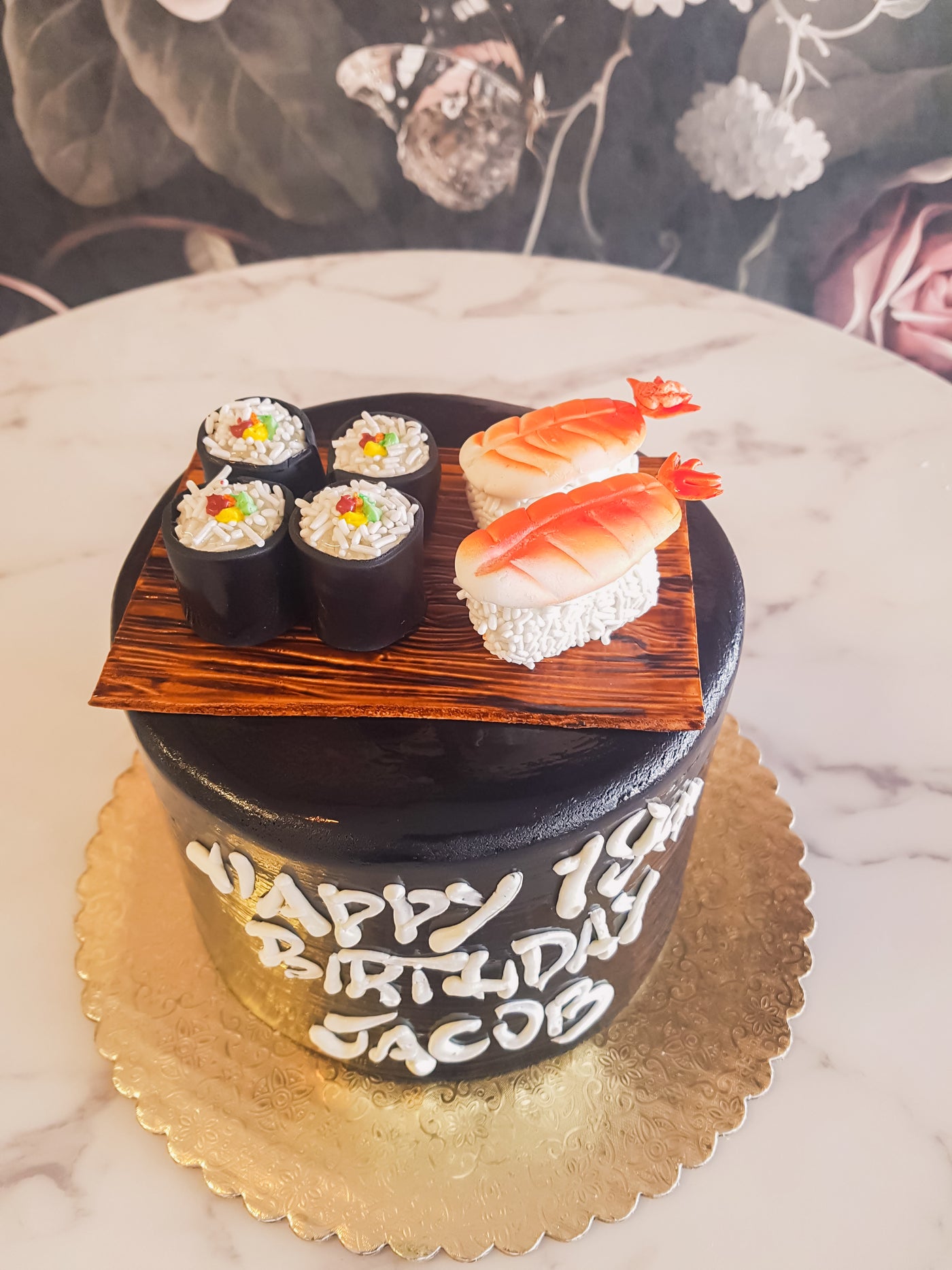 Sushi Plate Cake