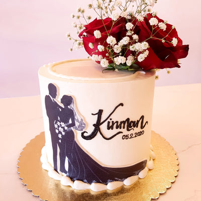 kinman cake, favorite couples, our wedding, anniversary cake, 1 year anniversary, 10 year anniversary, 15 year anniversary cake